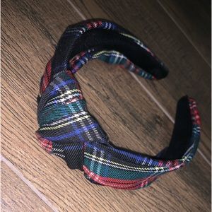 Christmas Plaid Knotted Headband